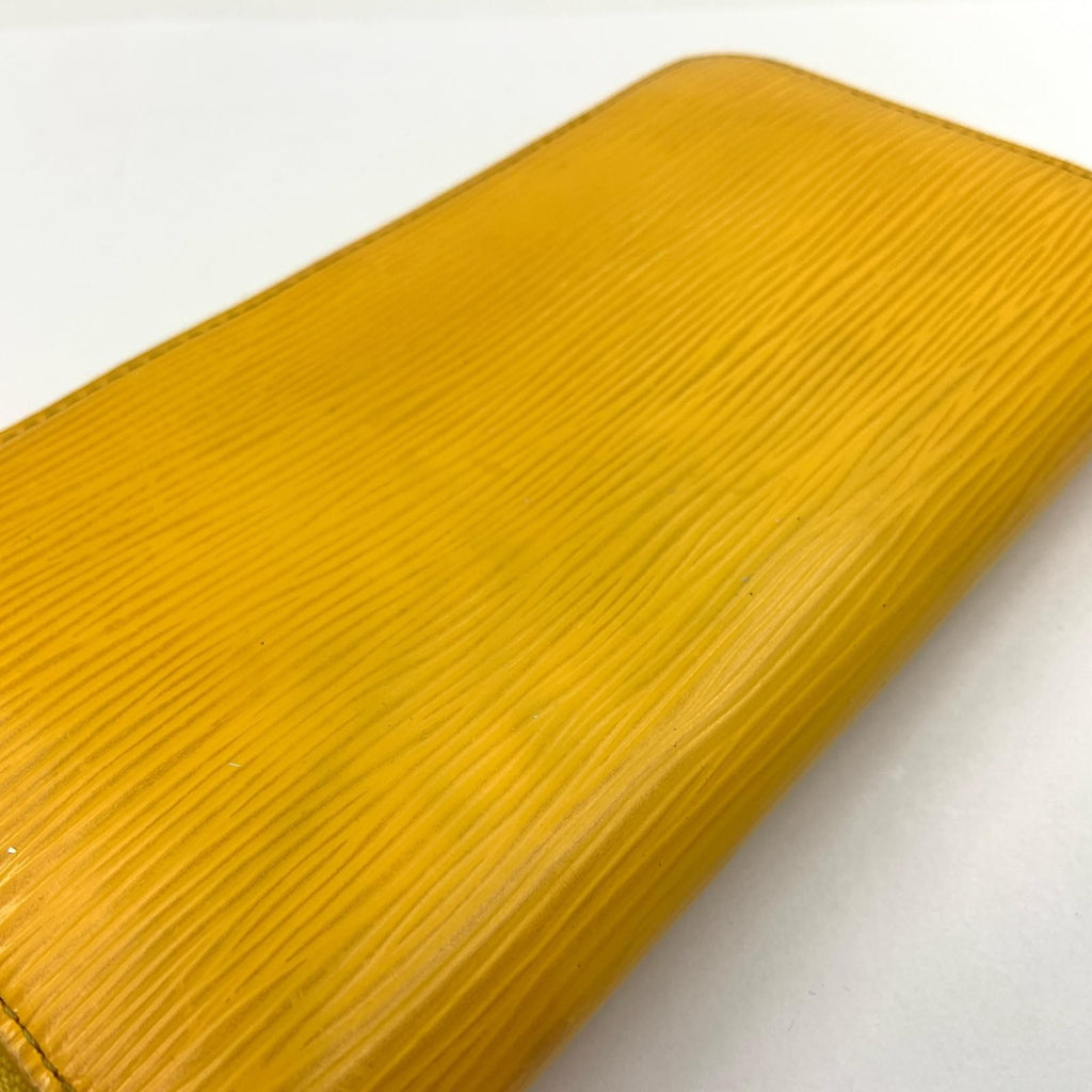 Louis Vuitton Epi Zippy Wallet Zip Around Yellow — view 4