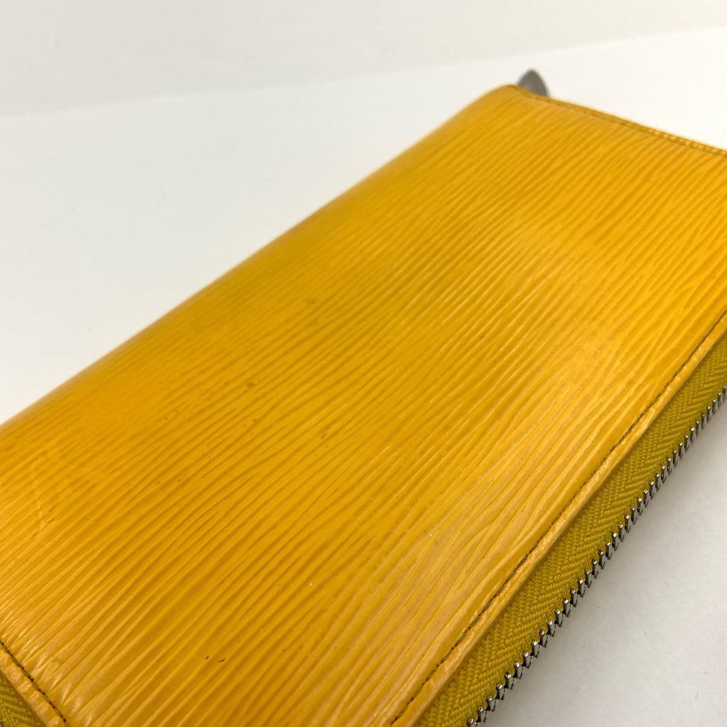 Louis Vuitton Epi Zippy Wallet Zip Around Yellow — view 5