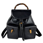 Gucci Backpack Bamboo Black