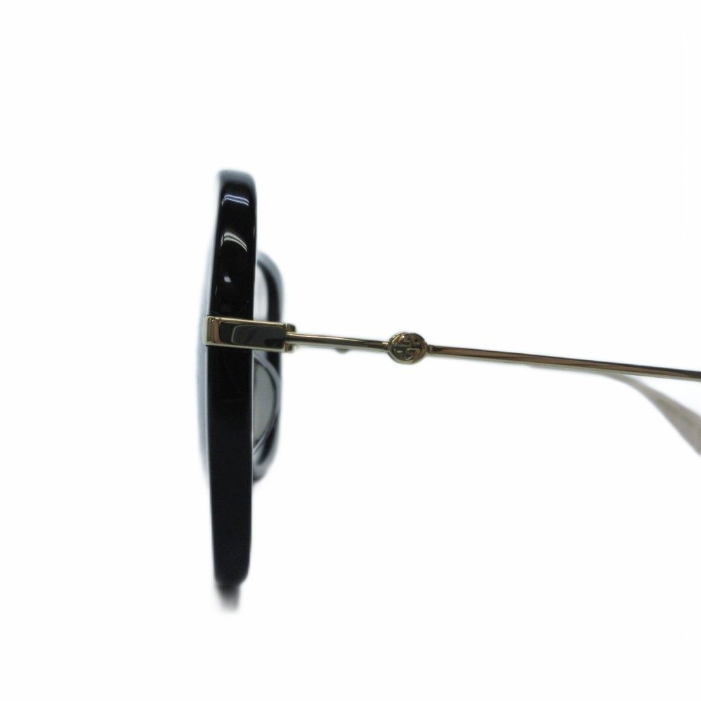 Gucci Sunglasses Butterfly GG Metal Logo Bee Black 59 Eyewear — view 3