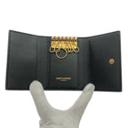 Saint Laurent Paris Croco Key Case Black Key Holder — view 4