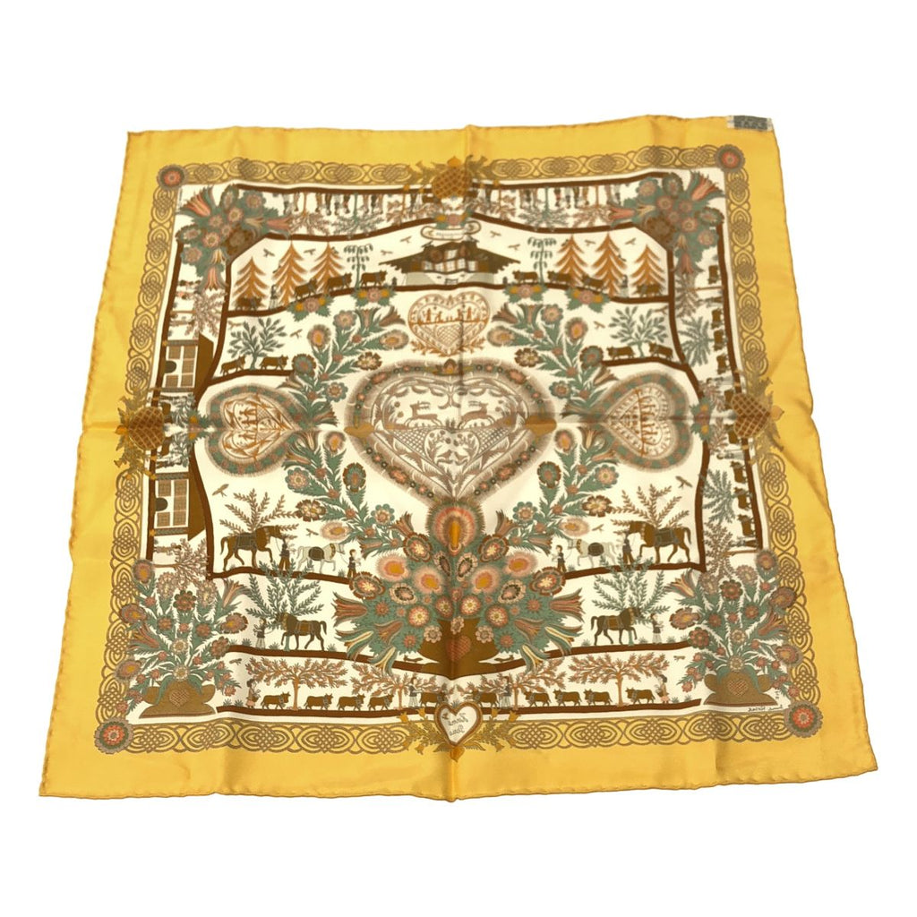 Hermes Carre 45 Decoupages Kirie Scarf — view 2