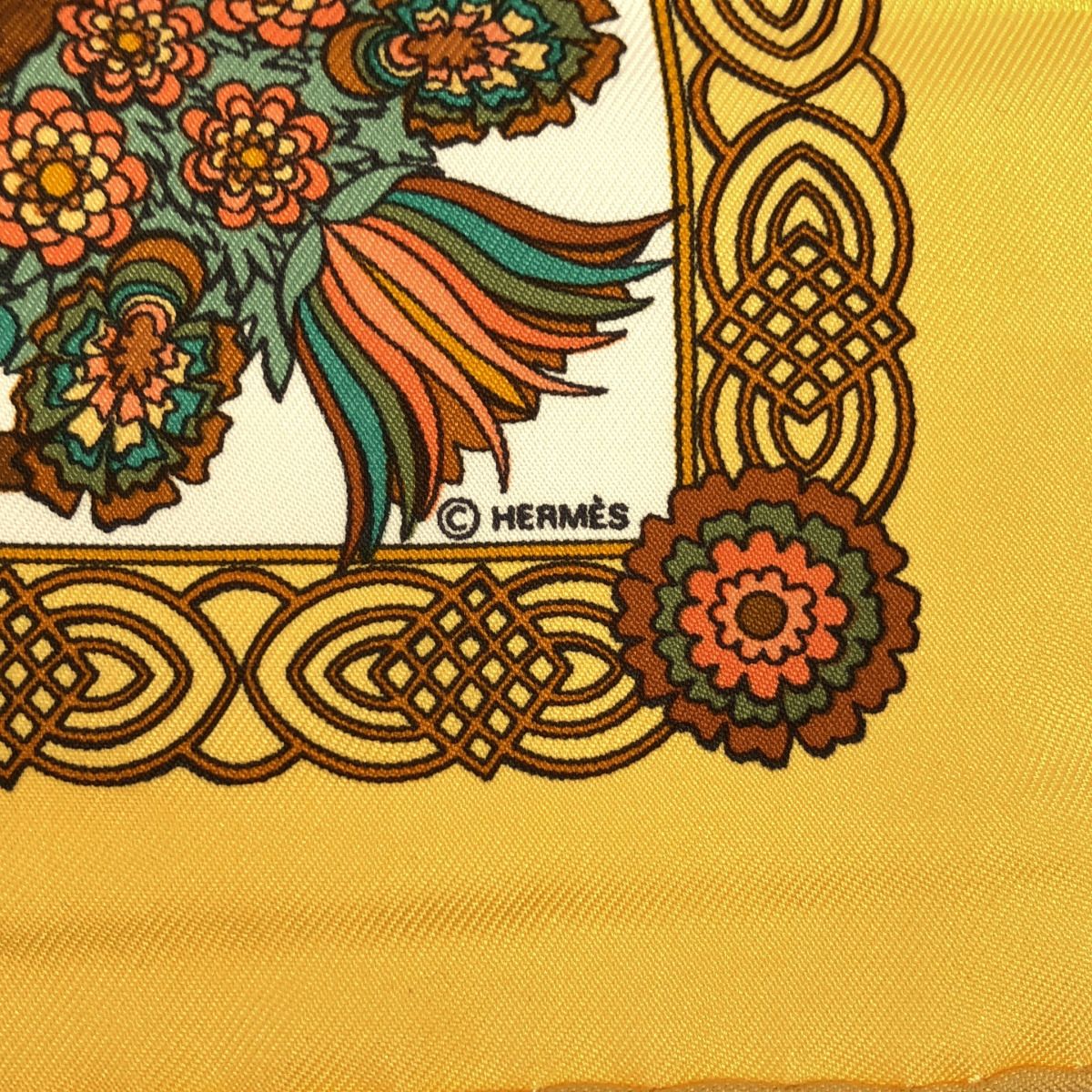 Hermes Carre 45 Decoupages Kirie Scarf — view 3