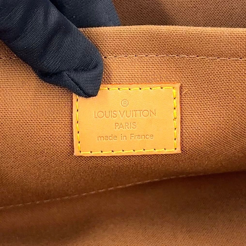 Louis Vuitton Popincourt Monogram Leather Brown Handbag Gold — view 4