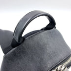 Dior Homme Leather Black White Red Backpack Silver — view 7