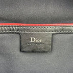 Dior Homme Leather Black White Red Backpack Silver — view 4