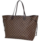 Louis Vuitton Neverfull GM Tote Shoulder Bag Damier Brown