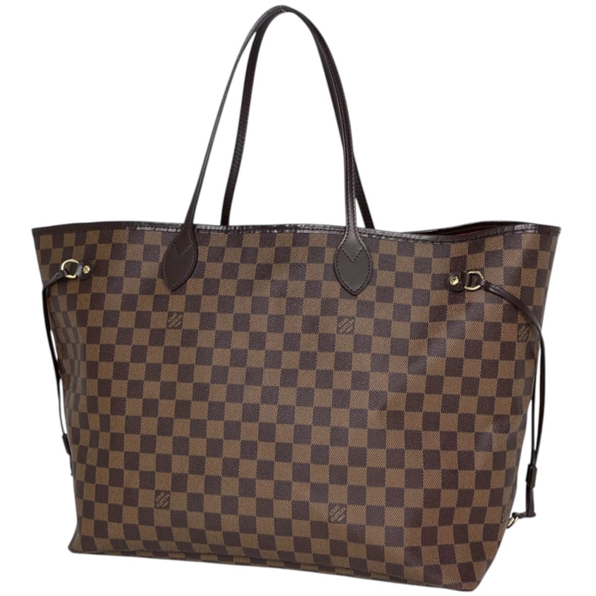 Louis Vuitton Neverfull GM Tote Shoulder Bag Damier Brown