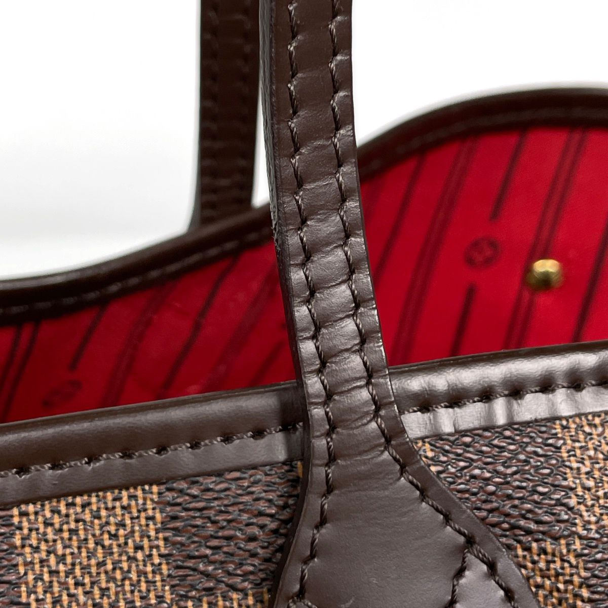 Louis Vuitton Neverfull GM Tote Shoulder Bag Damier Brown — view 6
