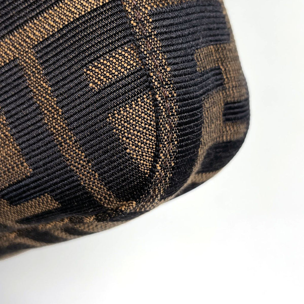 Fendi Shoulder Bag Zucca Pattern Canvas Brown — view 3