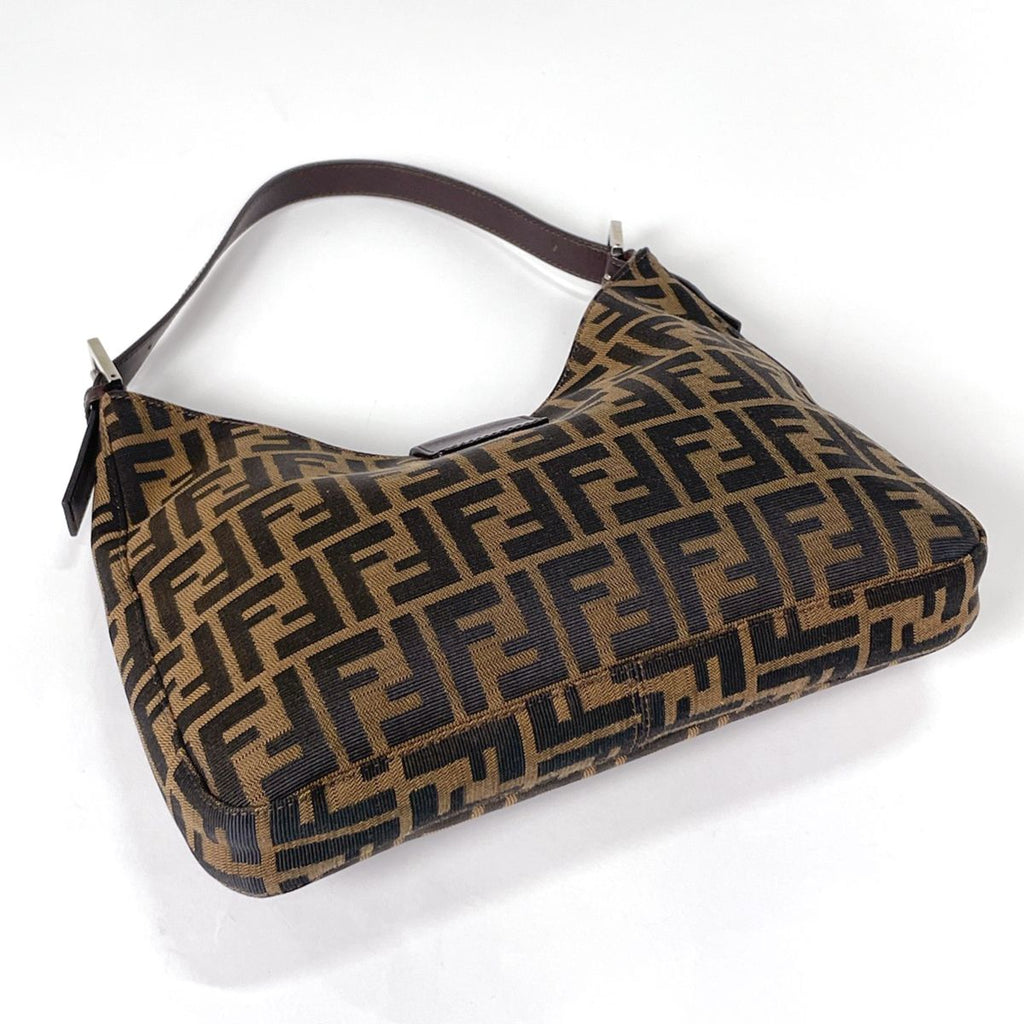 Fendi Shoulder Bag Zucca Pattern Canvas Brown — view 2
