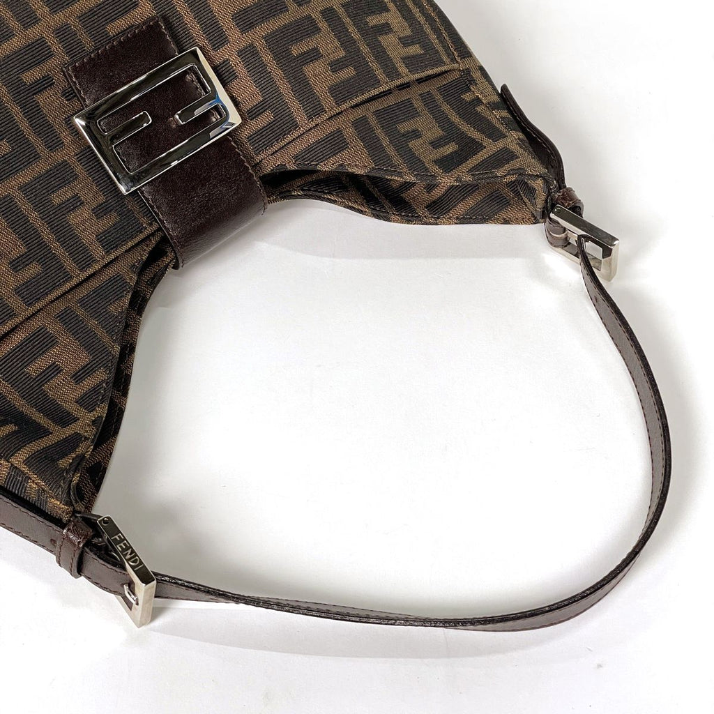 Fendi Shoulder Bag Zucca Pattern Canvas Brown — view 5
