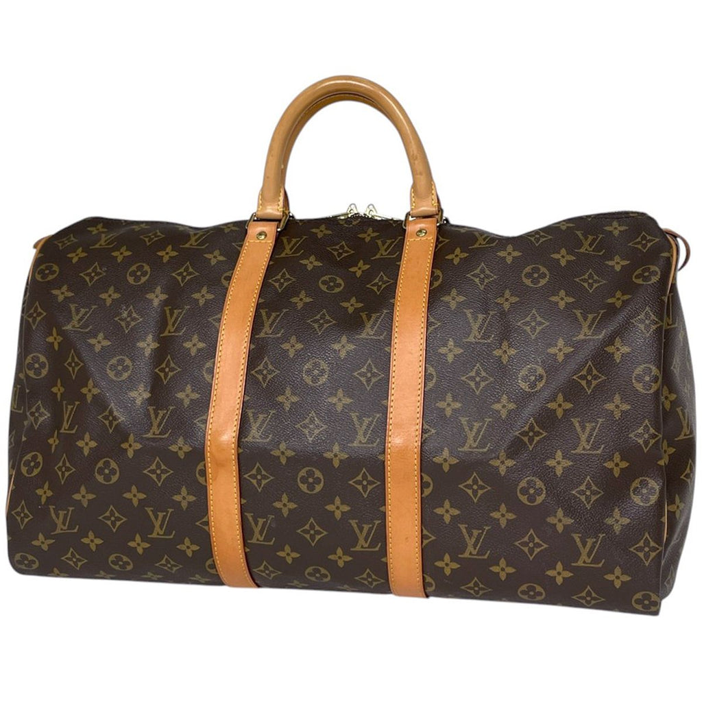 Louis Vuitton Keepall 50 Boston Bag Monogram Brown