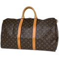 Louis Vuitton Keepall 50 Boston Bag Monogram Brown