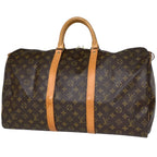 Louis Vuitton Keepall 50 Boston Bag Monogram Brown