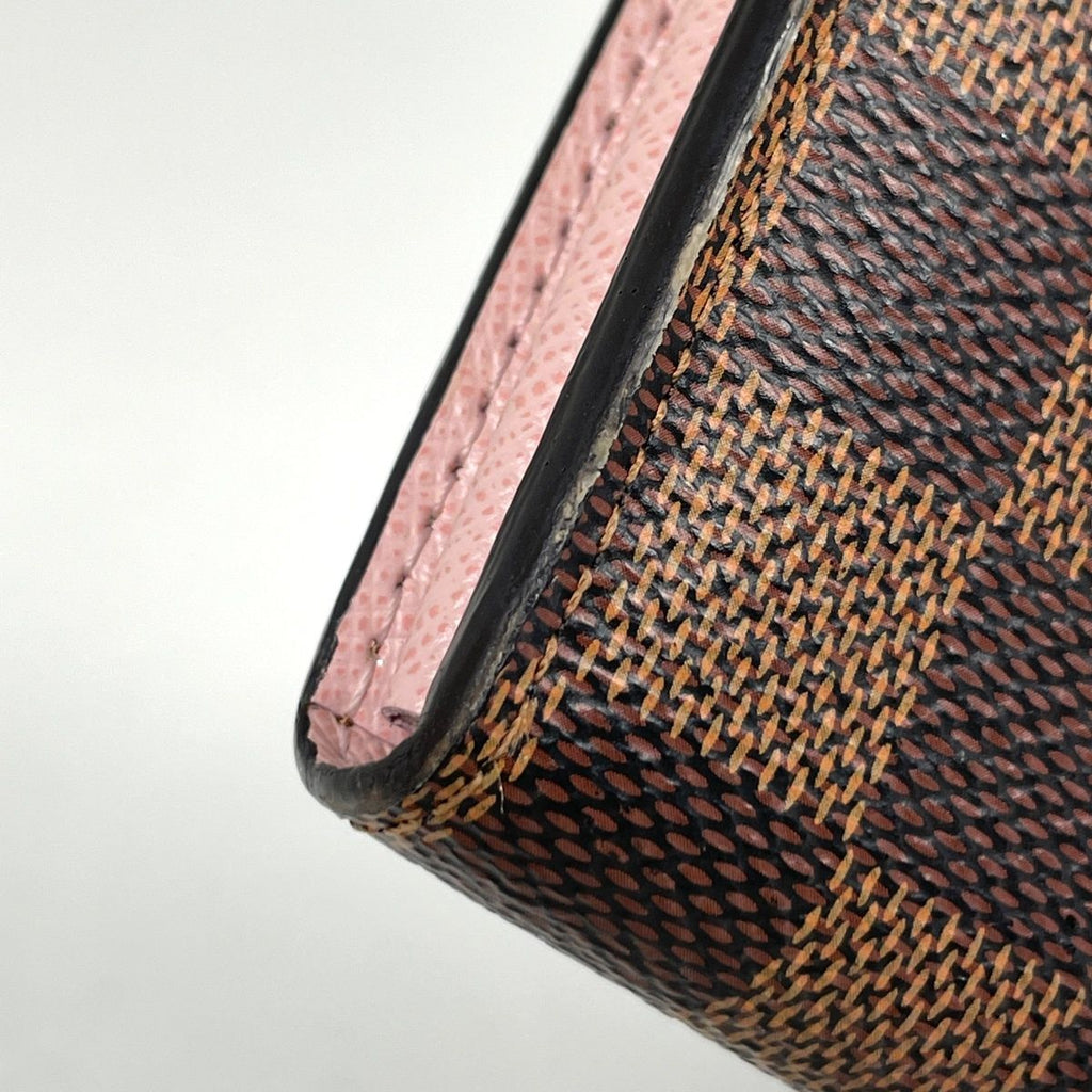 Louis Vuitton Portefeuille Sarah Wallet Damier Brown Rose Ballerine — view 3