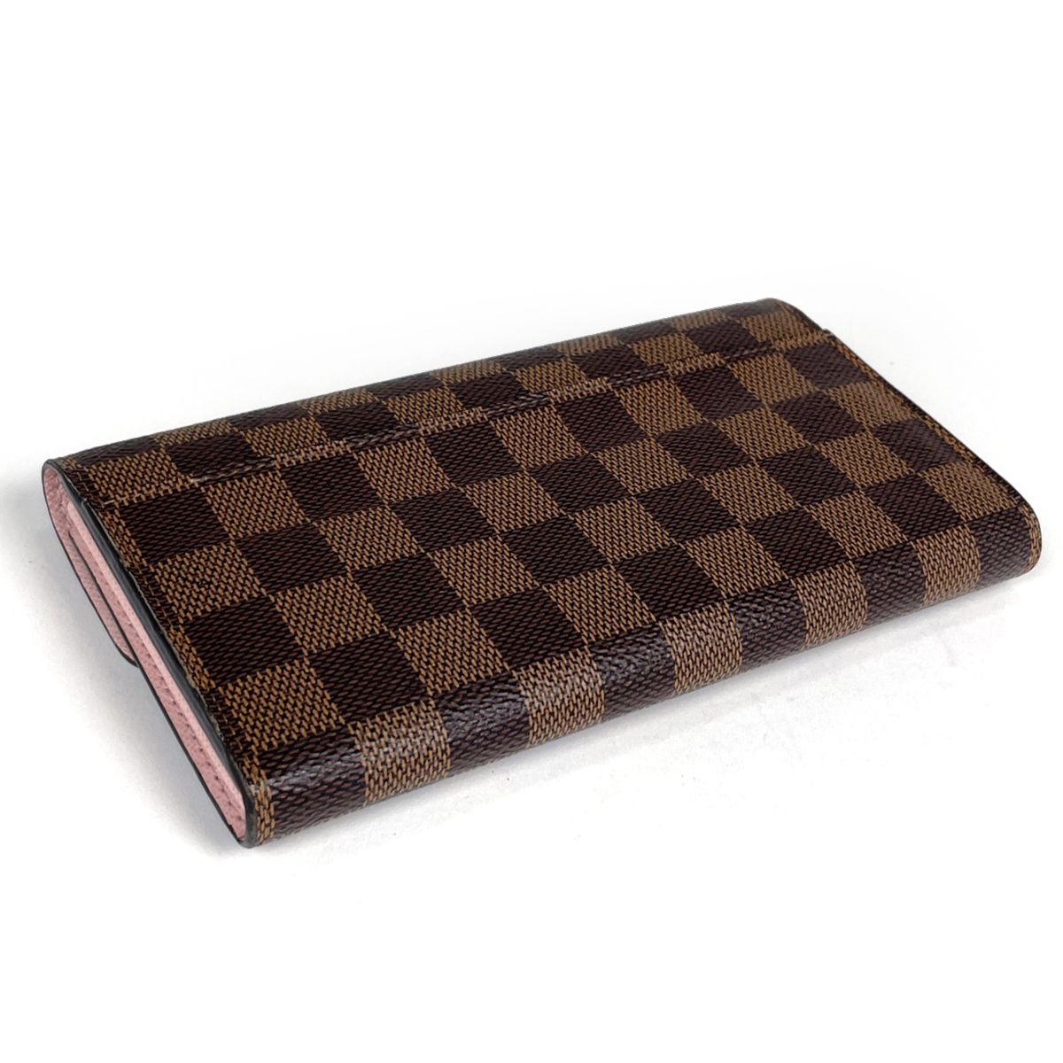 Louis Vuitton Portefeuille Sarah Wallet Damier Brown Rose Ballerine — view 2