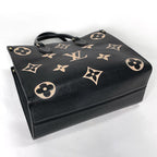 Louis Vuitton On The Go MM Tote Bicolor 2-Way Shoulder Bag Monogram Empreinte — view 2