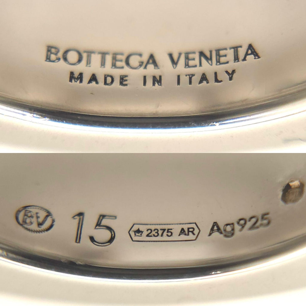 Bottega Veneta Enamel Bolt Ring 15 Pink Color Sterling Silver Bag Booklet — view 4