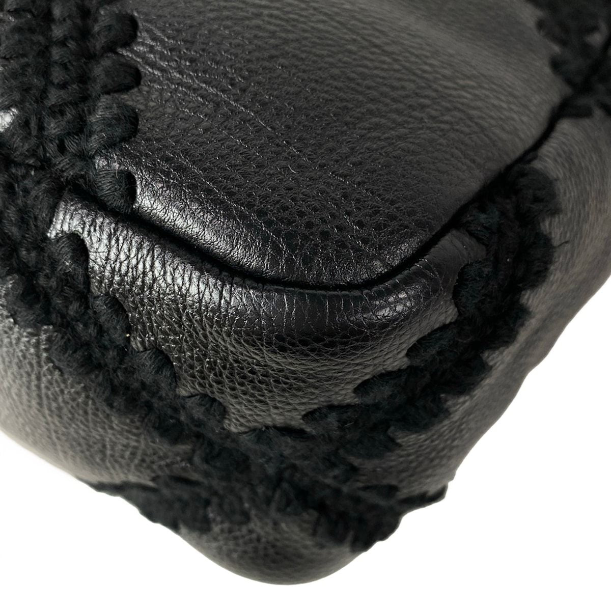 Chanel Shoulder Bag Chanel 19 Black 2-Way Chain Braided Stitch Leather — view 8