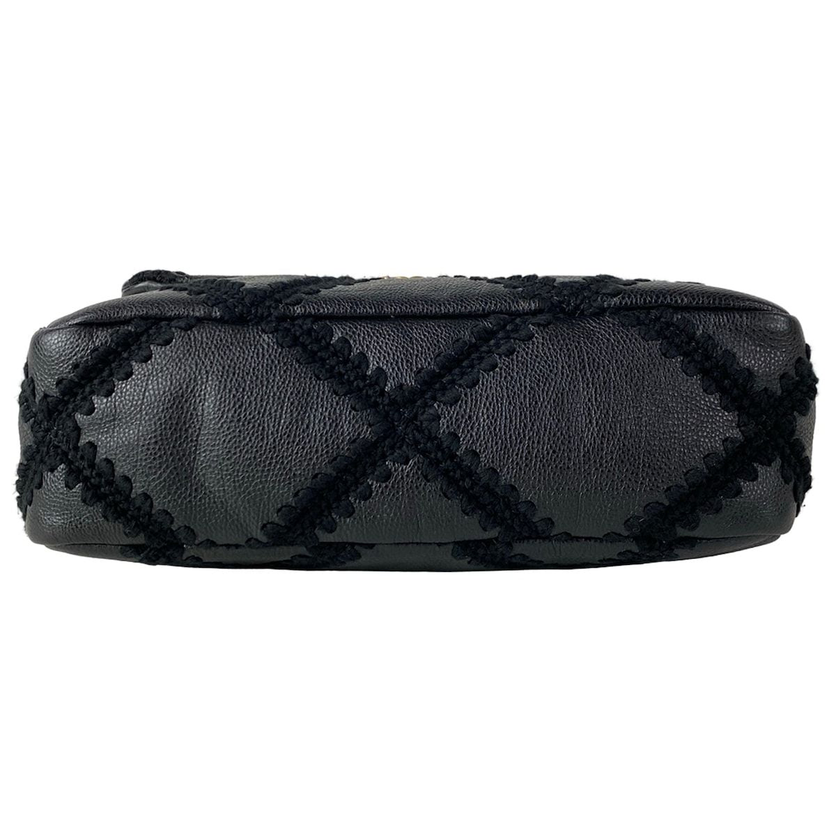 Chanel Shoulder Bag Chanel 19 Black 2-Way Chain Braided Stitch Leather — view 5