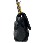 Chanel Shoulder Bag Chanel 19 Black 2-Way Chain Braided Stitch Leather — view 2