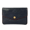 Louis Vuitton Coin Purse Monogram Empreinte Pochette Cles Marine Rouge Leather
