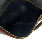 Louis Vuitton Coin Purse Monogram Empreinte Pochette Cles Marine Rouge Leather — view 5