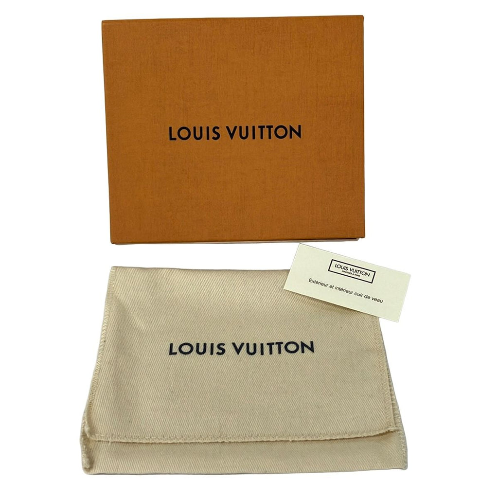 Louis Vuitton Coin Purse Monogram Empreinte Pochette Cles Marine Rouge Leather — view 7