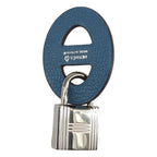 Hermes Petit h Maillon Charm Blue Silver — view 5