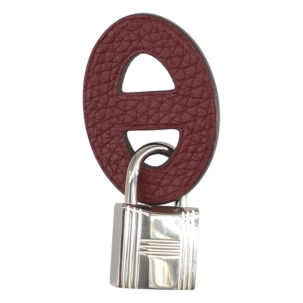 Hermes Petit h Maillon Charm Blue Silver — view 4