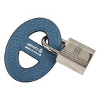 Hermes Petit h Maillon Charm Blue Silver — view 2