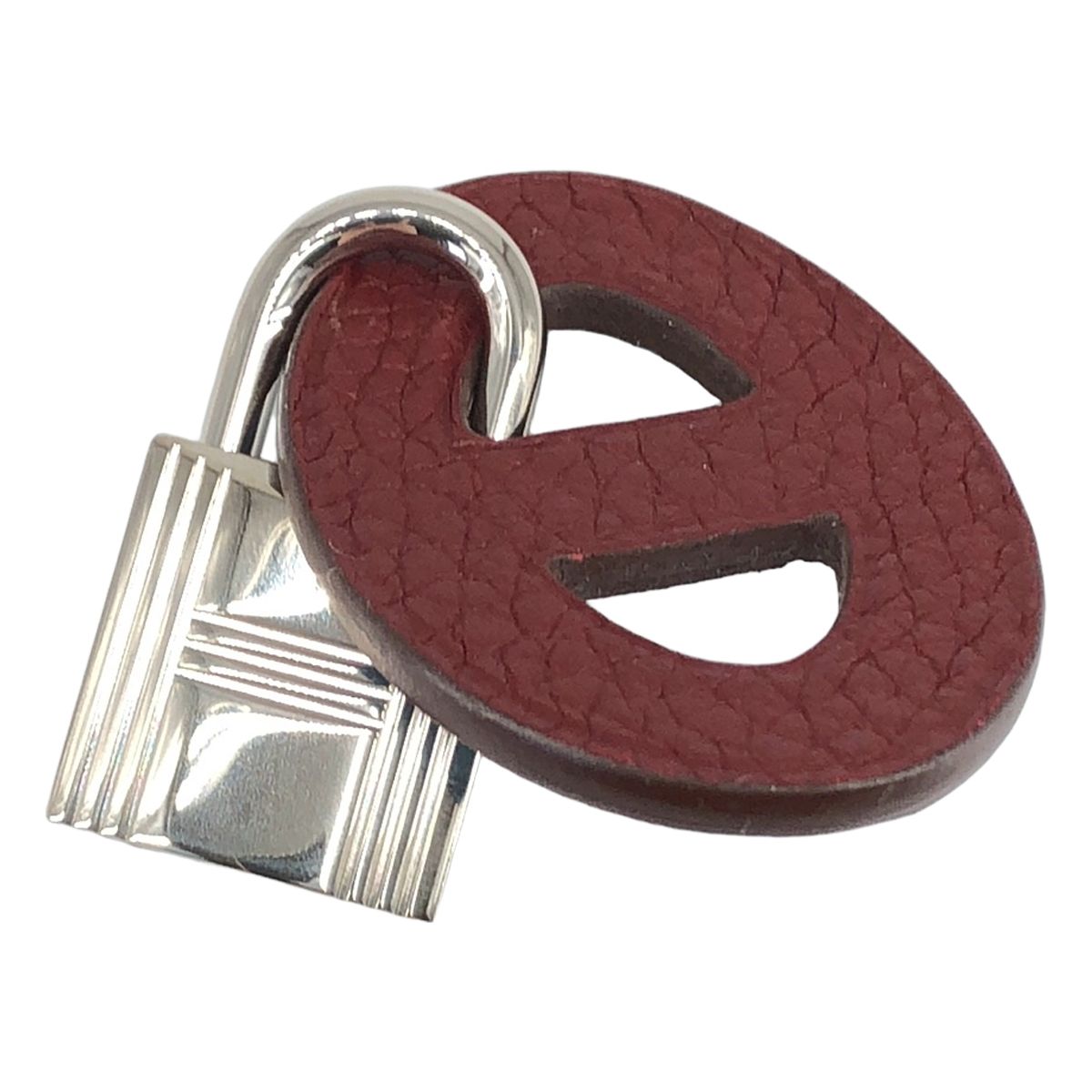 Hermes Petit h Maillon Charm Blue Silver — view 3