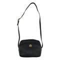 Celine Leather Mantel Shoulder Bag Black