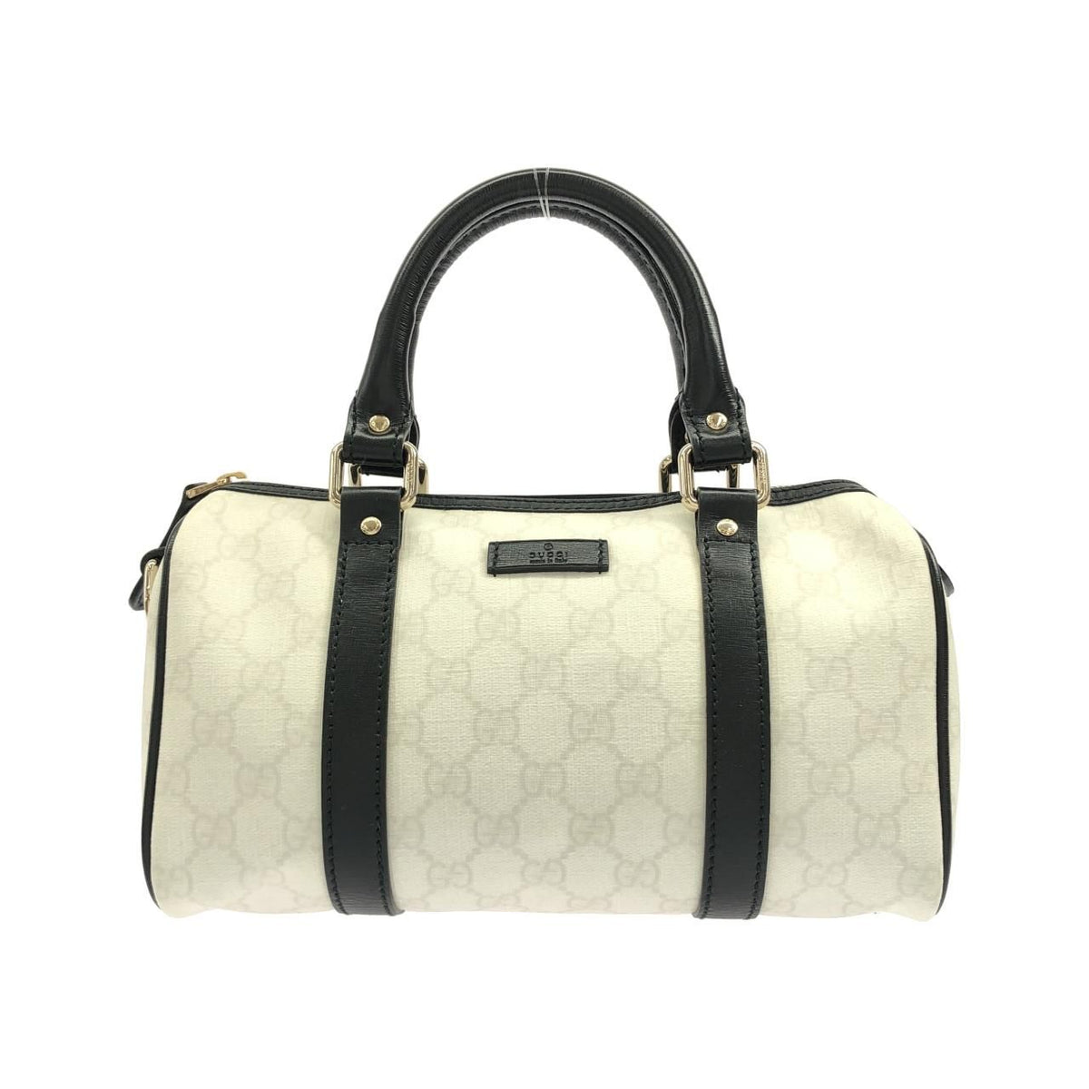 Gucci Boston Bag Travel Bag White