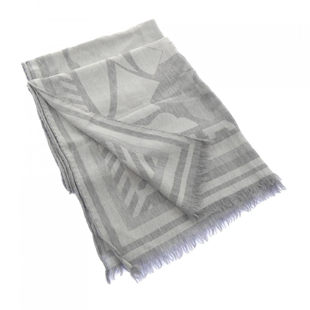 Hermes Stole Scarf Gray