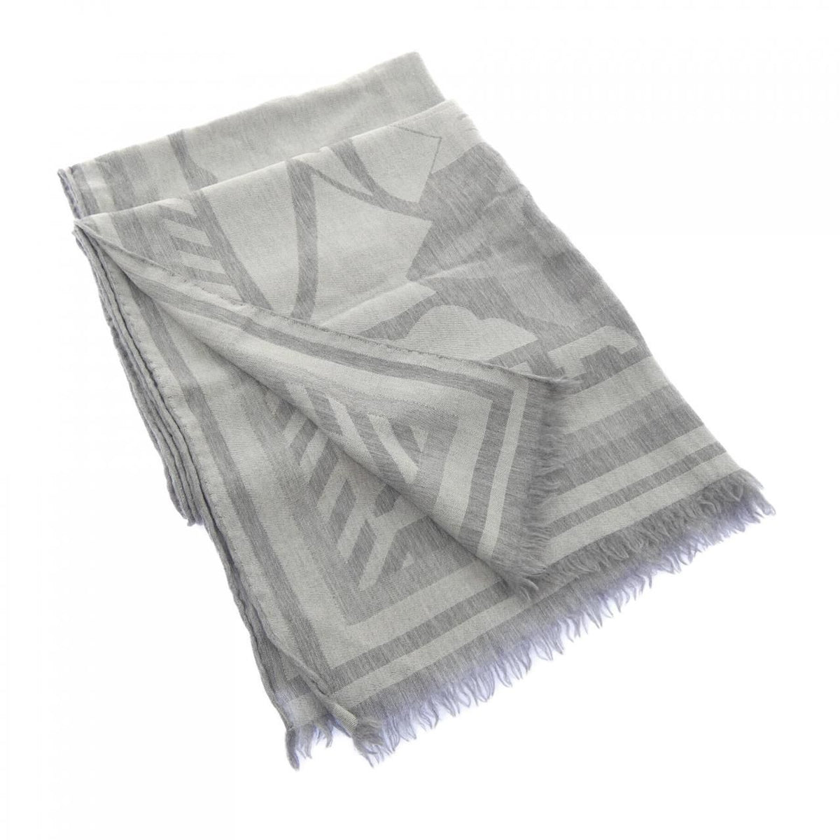 Hermes Stole Scarf Gray