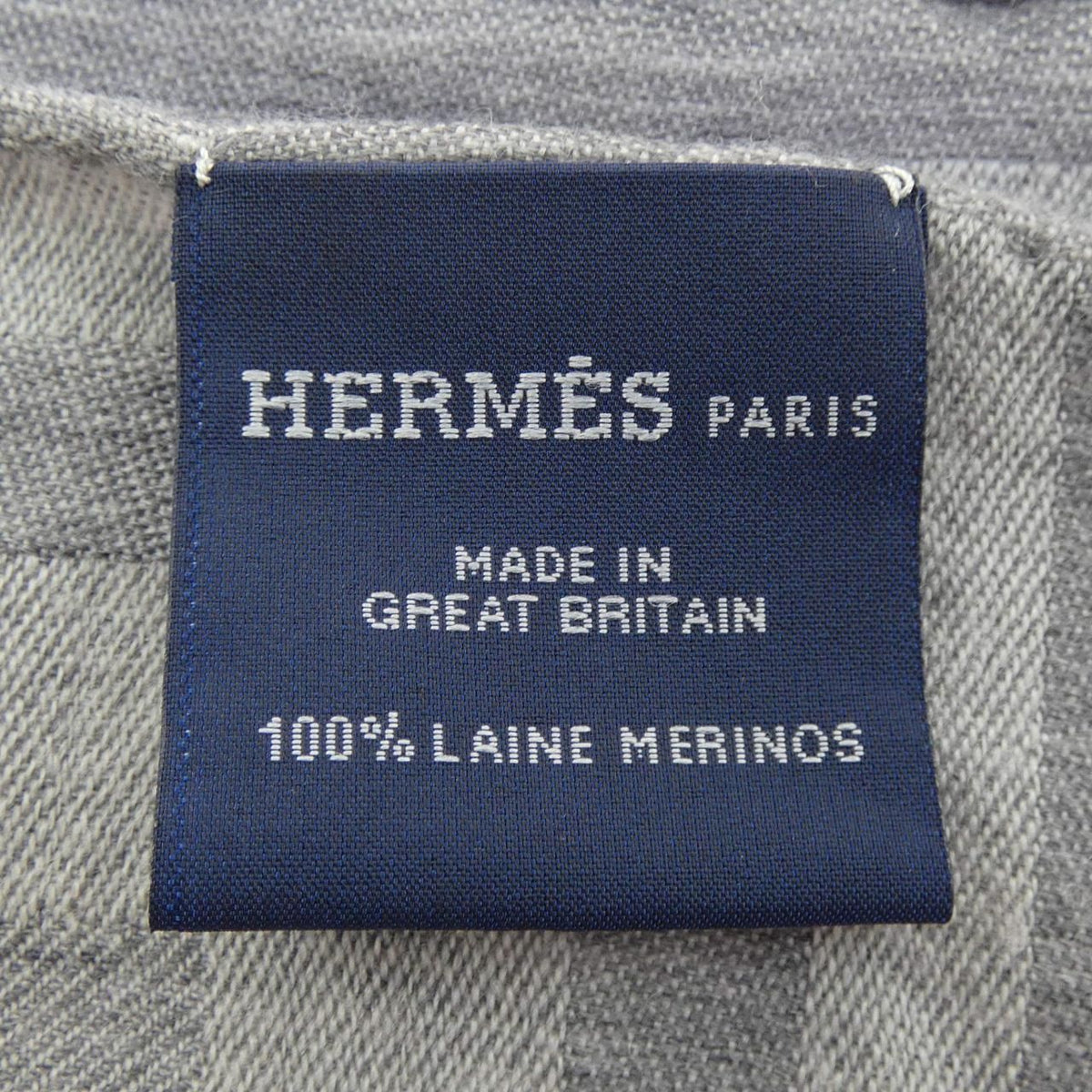 Hermes Stole Scarf Gray — view 3