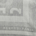 Hermes Stole Scarf Gray — view 4