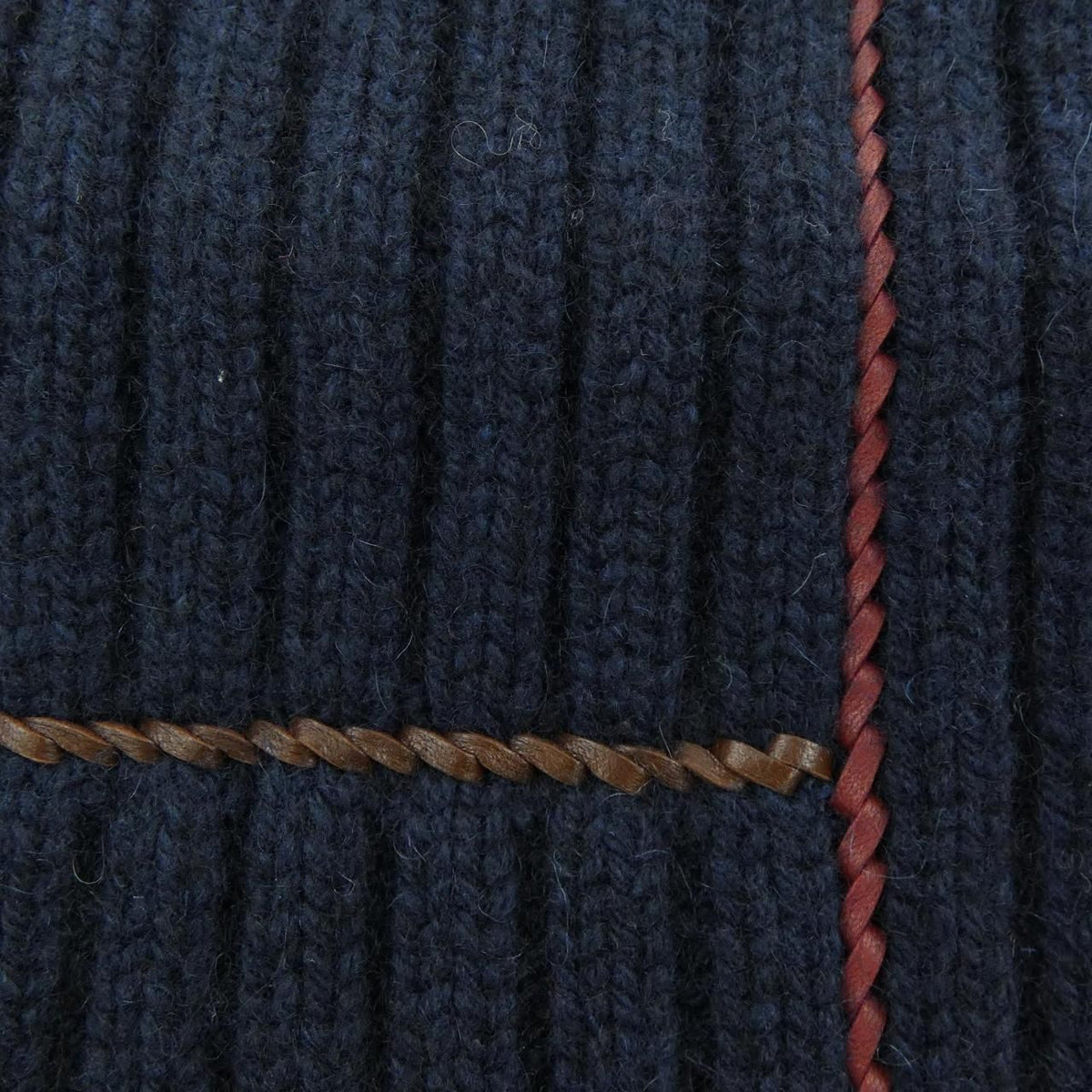 Hermes H Scarf Navy — view 4