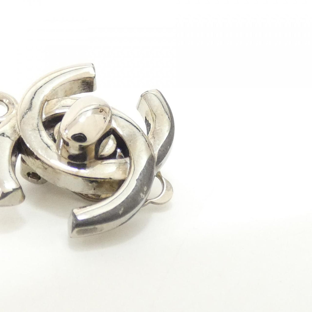 Chanel Vintage Earrings Silver — view 3