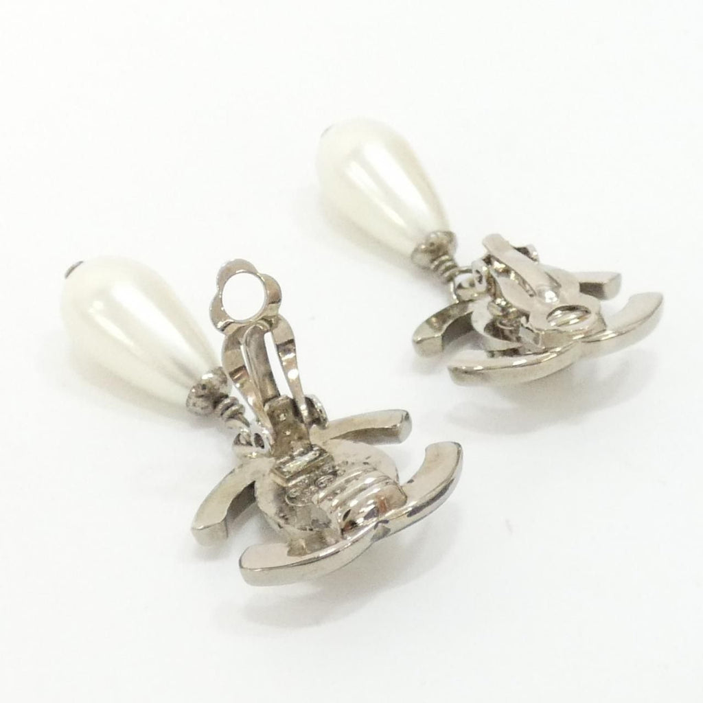 Chanel Vintage Earrings Silver — view 5