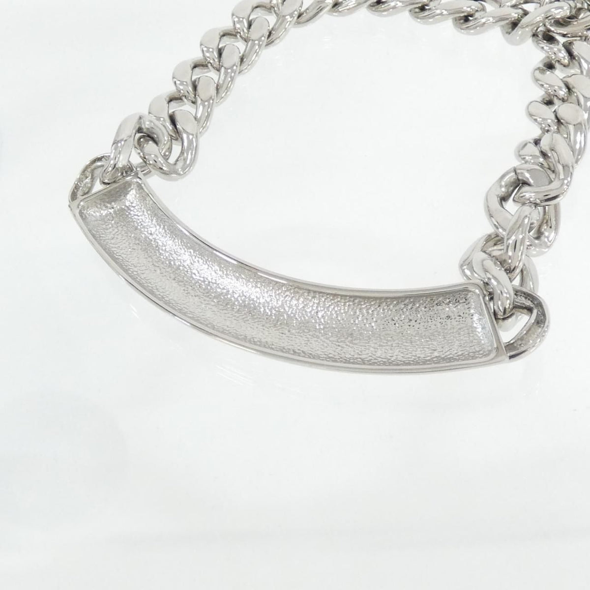 Chanel Necklace Silver — view 3