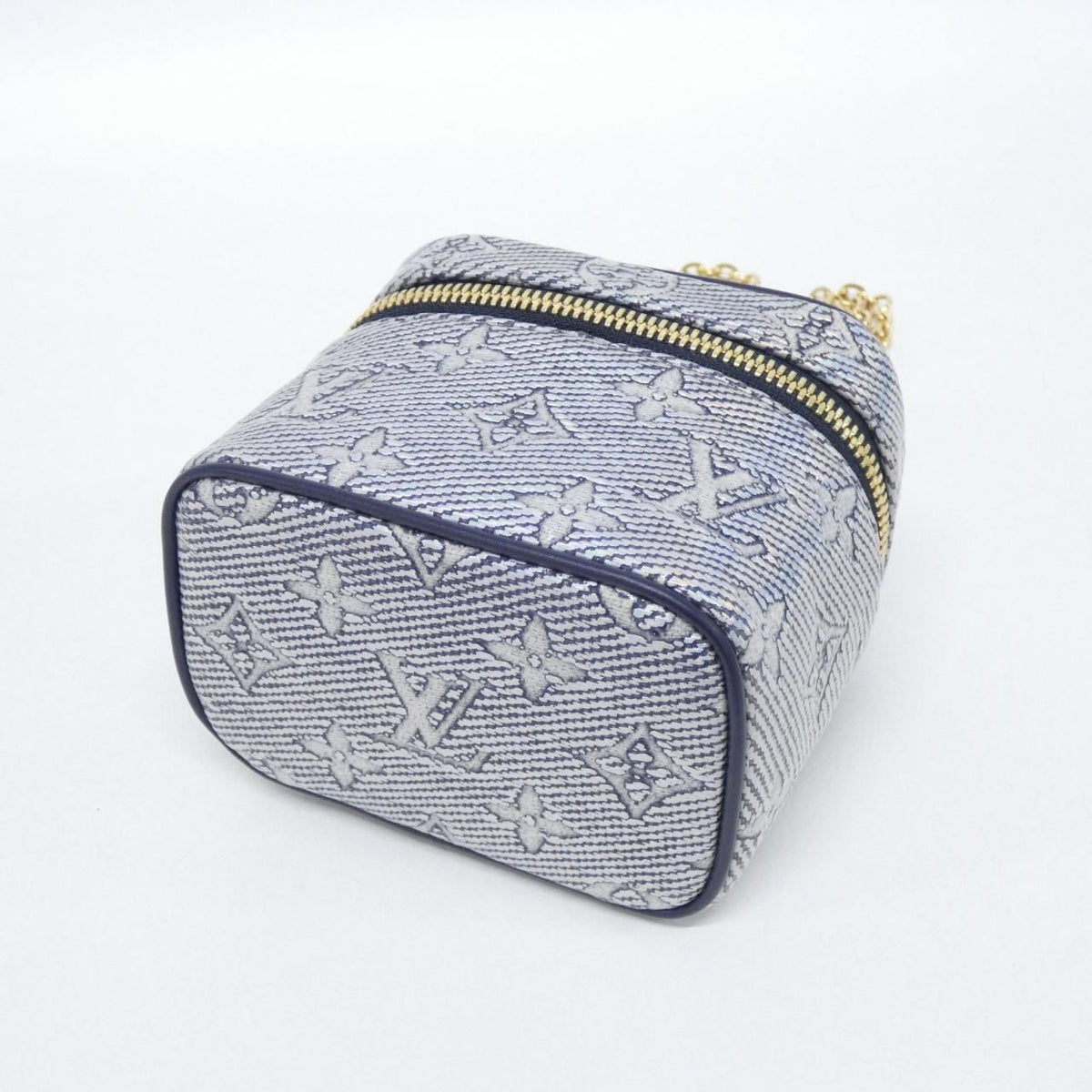 Louis Vuitton Monogram Laminated Jacquard Micro Vanity Bag — view 3