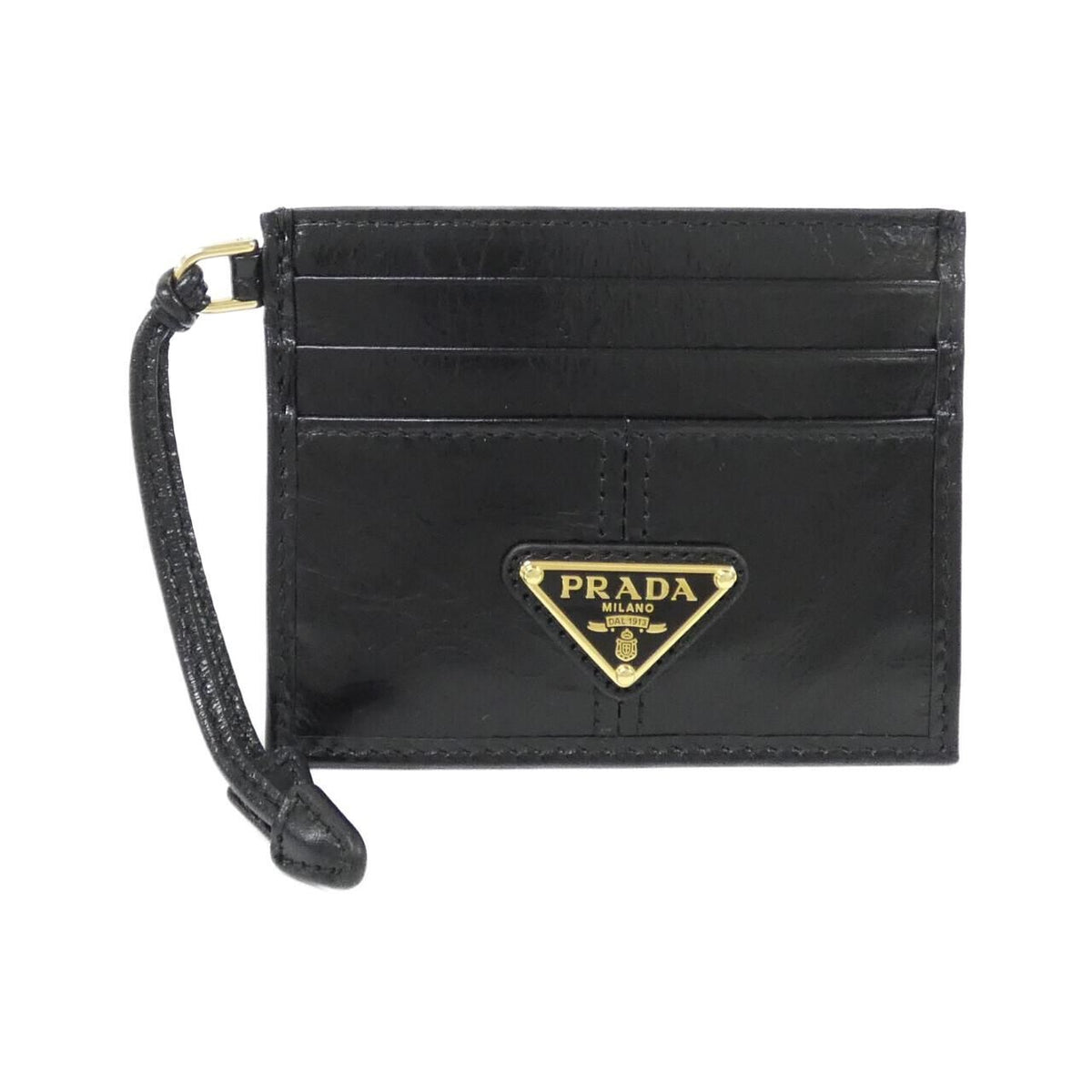 Prada Card Case Gold