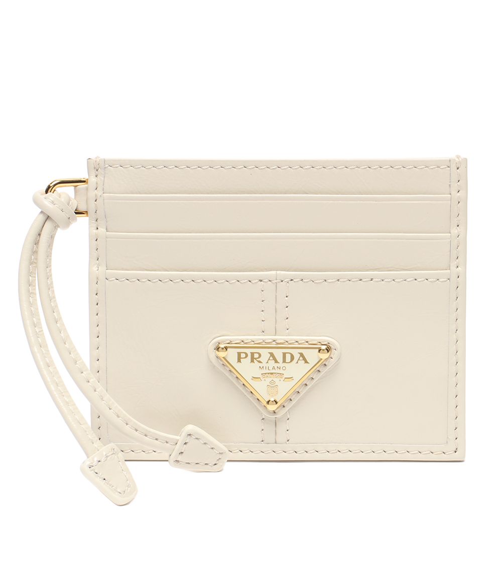 Prada Card Case Soft Looks Leather