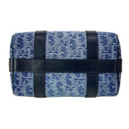 Dior Handbag Blue Dark Navy Oblique Star Leather — view 5