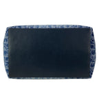 Dior Tote Bag Toujours Medium Blue Dark Navy Denim Oblique — view 5