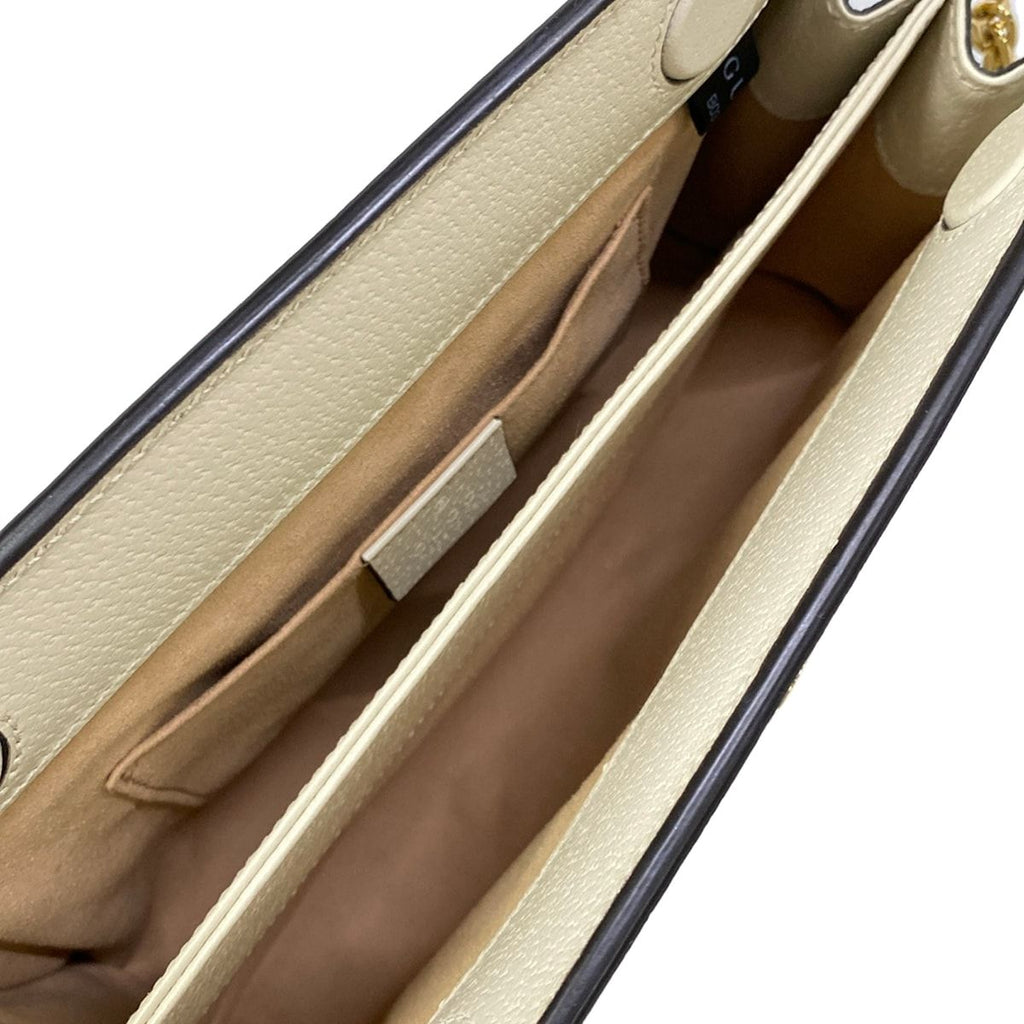 Gucci Shoulder Bag GG Flora Small Ophidia White Beige Multi Leather — view 7