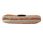 Fendi Handbag Mamma Bucket Beige Orange Dark Brown Beads Leather — view 5